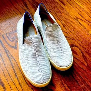 Rothy’s Size 8 / 9 Opal Python Slip On Sneakers. Retired pattern